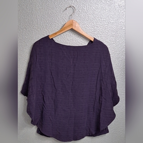 NWT Studio SKB Purple Textured Top Size XS - Picture 13 of 13